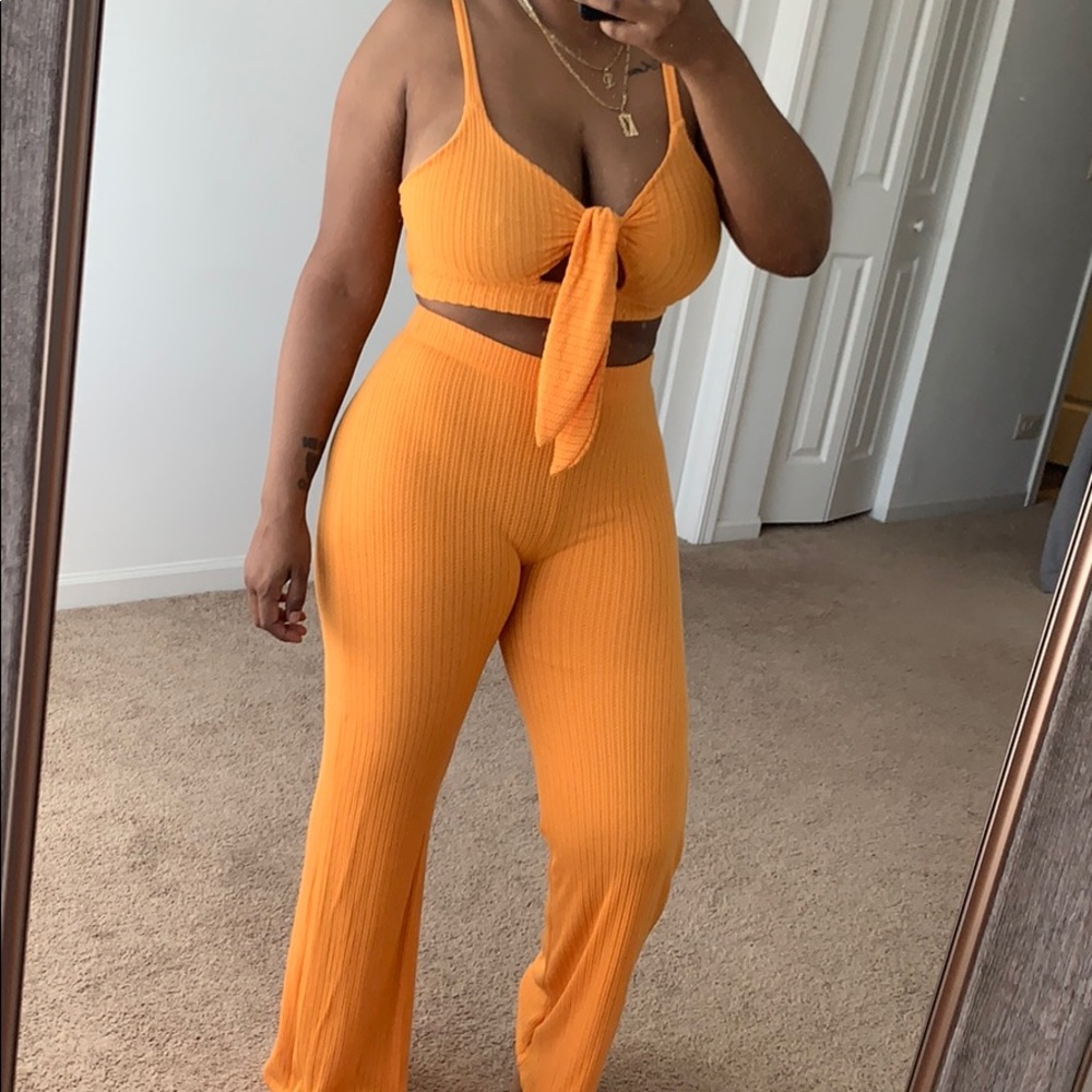 Orange two piece
